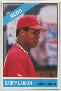 1991 Baseball Cards Magazine '66 Topps #16 Barry Larkin Cincinnati Reds - Picture 1 of 2