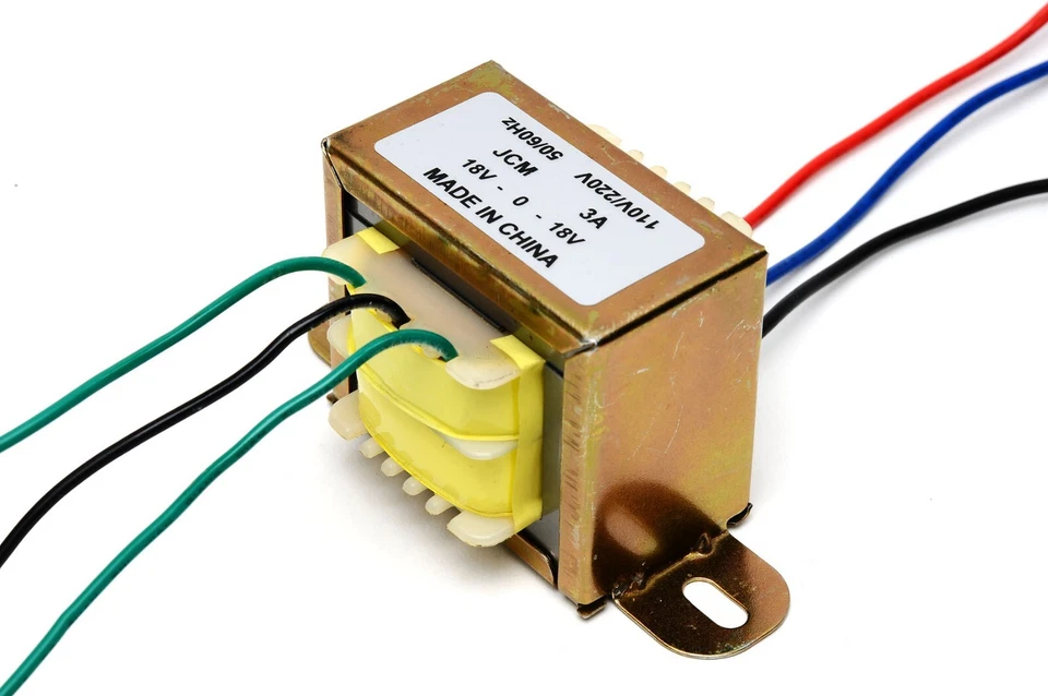 110/220VAC to 36VAC 3000mA 3A Center Tap Power Transformer 18V-0-18V 36VAC 18Vx2 - Image 1 of 1