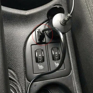 Adaptador de cable de extensión de panel de puerto USB montaje al ras del tablero de automóvil para Toyota YU - Imagen 1 de 8