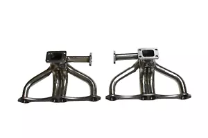 TURBO HEADERS FOR 1982-1992 Chevy GM SBC T3 TWIN 350 305 400 MANIFOLDS WG V8 - Picture 1 of 4