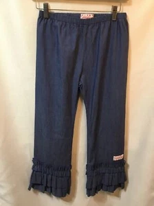 Ruffle Girl Size 14 Denim Pants NWT - Picture 1 of 7
