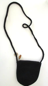 Women's THE SAK Crossbody Black Embroidered Small Purse NEW 6.5" x 6" - Picture 1 of 4