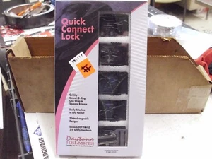DAYTONA HELMET CHIN STRAP QUICK CONNECT D RING BUCKLE RELEASE, NEW IN ORIG PKG!# - Bild 1 von 10