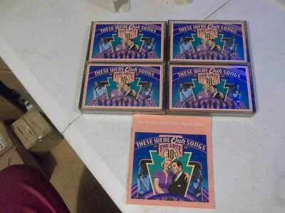 New SEALED Lot 4 1987 READERS DIGEST These Were Our Songs LATE 30s Tape Cassette - Image 1 of 3