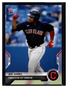 2021 Topps Now #607 Jose Ramirez Base Card - Picture 1 of 2
