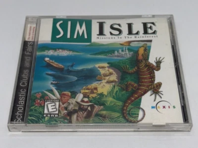 SIM ISLE: Missions In The Rainforest - PC CD, 1998 - WARRANTY - MAXIS - EA Games - Image 1 of 2