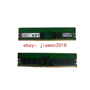 Kingston ECC Unbuffered RAM 16GB DDR4 2133MHZ KVR21E15D8/16 DIMM UDIMM 2Rx8 - Picture 1 of 2