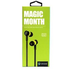 IN-EAR CELEBRAT D2 MAGIC AUDIO STEREO HEAD-PHONE EARPHONE+MIC For MOBILE PHONES