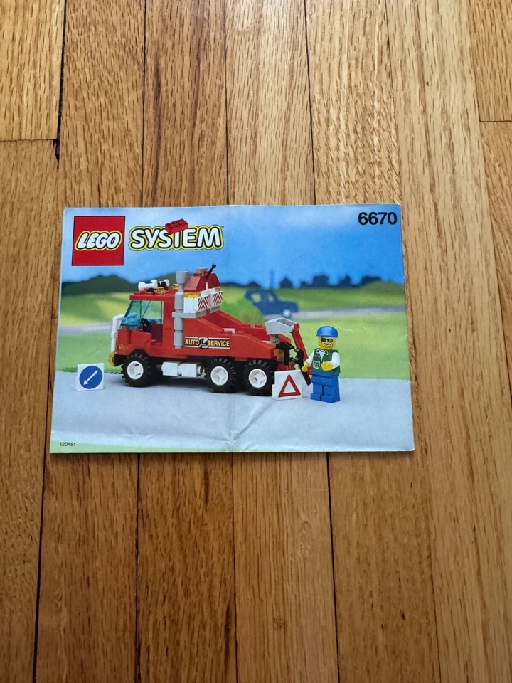 Lego Town Rescue Rig (6670) Instruction Booklet Only - Image 1 of 1