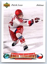 1991-92 Upper Deck Czech World Junior Tournament Patrik Luza Czechoslovakia #90