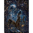 Hubble Space Telescope Pillars Of Creation Blue Haze Eagle Nebula Canvas Art
