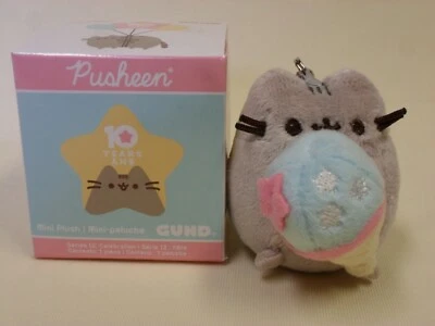 Gund NEW Pusheen Blind Box PUSHEEN ICE CREAM Plush Series 12 Celebration Cat - Image 1 of 4