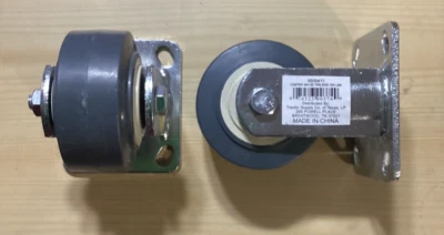 4" New Gray Polyurethane Wheel Rigid Top Plate 300# Capacity lot of 2 CASTERS - Bild 1 von 3