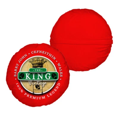 Wales Rugby Union King - Legend Collection - Circle Cushion 14" - Image 1 of 4