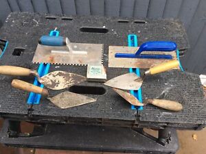 Job lot of builders diy tools trowels bricklayer
