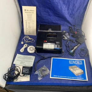 Cassette Player Recorder BELL HOWELL MODEL 294 w/Case Microphone & Accessories - Picture 1 of 24