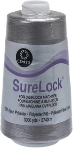 Coats 6110-428 Surelock Overlock rosca 3.000 yd-níquel - Imagen 1 de 6