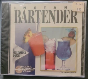 Instant Bartender PC CD-ROM for Windows - NEW SEALED - Picture 1 of 2