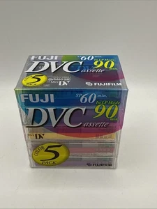 5 x FUJIFILM Mini DV DVC Cassette New Sealed SP:60/LP :90 DVM60 Mini DV - Picture 1 of 4