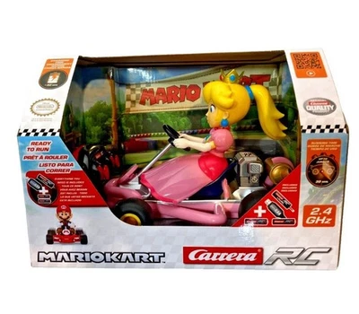 NEW! Carrera RC Princess Peach Mario Kart Nintendo toy car. Remote Control  - Image 1 of 4