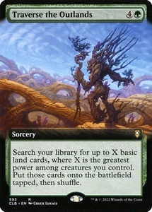 Traverse the Outlands, Battle for Baldur's Gate (CLB) Foil (Borderless) MtG  - Bild 1 von 1