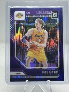 2024-25 Optic Pau Gasol Legends #234 Purple Shock Prizm Lakers Color Match  - Picture 1 of 9