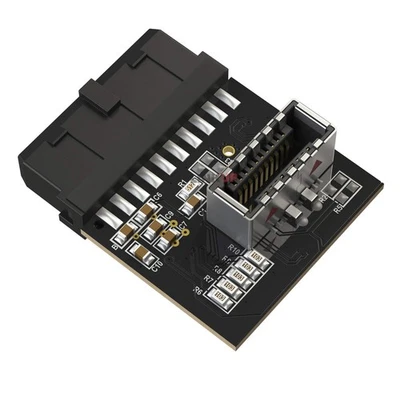 USB 3.0 Internal IDC 20 Pin Motherboard Header, A-Key Type-E Female Converter - Image 1 of 4