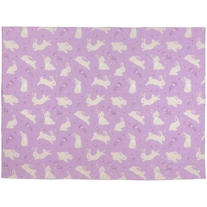 Mantel rectangular Northlight 70" púrpura conejito de Pascua - Imagen 1 de 5
