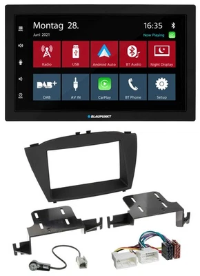 Blaupunkt MP3 Bluetooth DAB 2DIN USB Autoradio für Hyundai ix35 (ab 2013) - Bild 1 von 4
