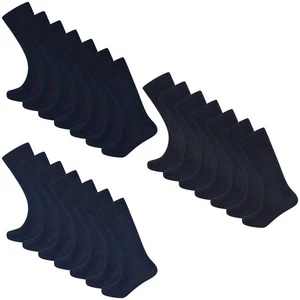 New Mens 7 Pairs Socks Cotton Rich Soft Plain Everyday Lightweight Size 9 - 12 - Picture 1 of 19