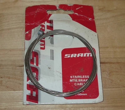Внутренний тормозной кабель горного велосипеда SRAM из нержавеющей стали - GS9025 - 1,6 мм x 1750 мм - Изображение 1 из 4