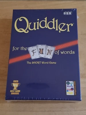 Quiddler Card Game - 1998 - BRAND NEW & SEALED - Image 1 of 4