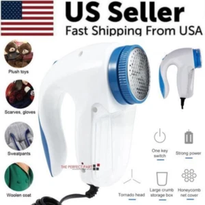 Electric Clothes Lint Pill Fluff Remover Fabric Sweater Carpet Sweepers - Picture 1 of 11