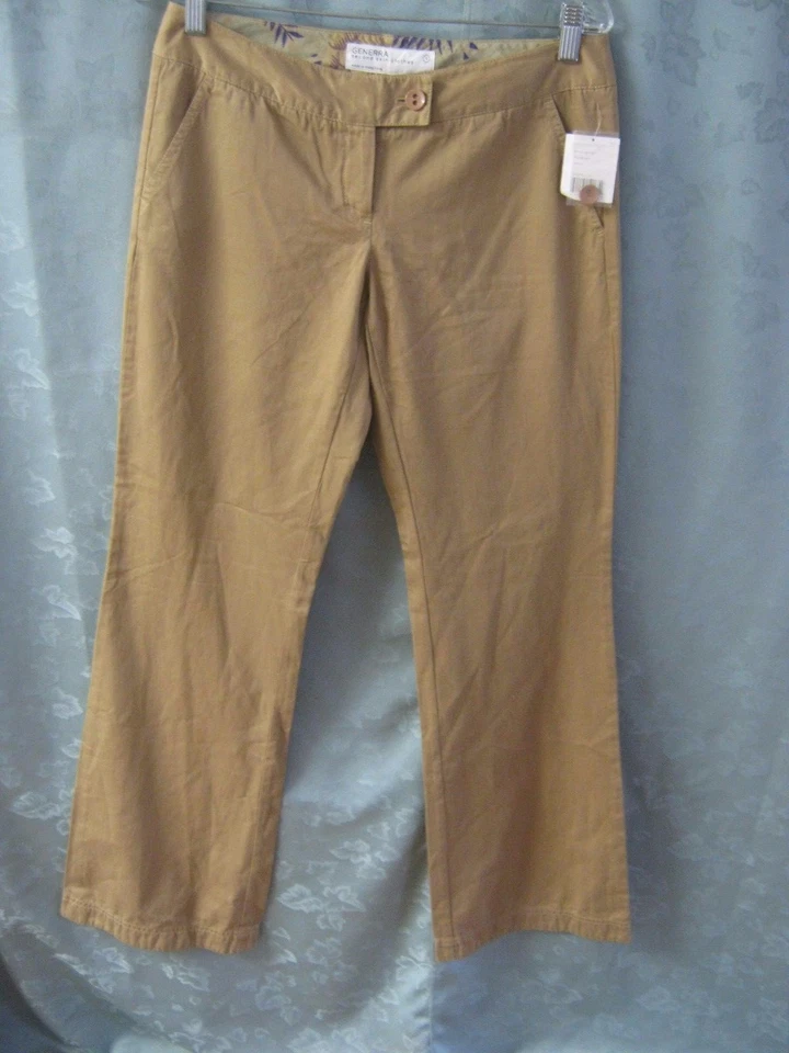Pantalones Generra Second Skin Clothes corte bota talla 4 nuevos con etiquetas beige Foto 1 de 4