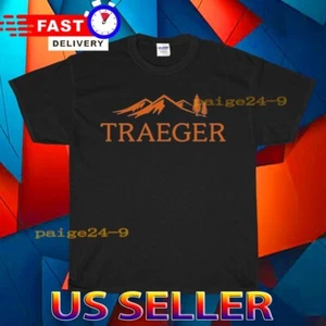 NUOVA CAMICIA TRAEGER BBQ LOGO T-SHIRT DIVERTENTE AMERICAN USA MAGLIETTA UNISEX TAGLIA S-5XL - Foto 1 di 6