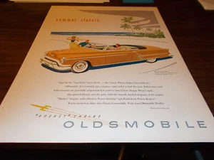Oldsmobile 1953 cargador convertible anuncio - Imagen 1 de 1