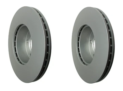 Juego de 2 rotores de disco de freno delanteros recubiertos ate para BMW 128i 325i xi 328i xi VER MONTAJE Foto 1 de 4