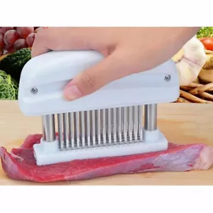 Neu Top Qualität 48 Edelstahl Klinge Messersäule Fleisch Zartmacher Küchenwerkzeug - Bild 1 von 7