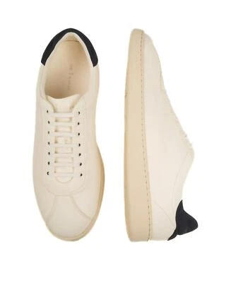 Kiton $1,420 Nuevo en Caja Blanco Azul Gamuza Piel de Cabra Cuero Tenis Zapatos (7 UK) 7.5 EE. UU. Foto 1 de 4
