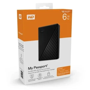 NEW✅ WD My Passport 6TB Portable External Hard Drive HDD with ENCRYPTION! - Photo 1/17