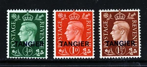 MOROCCO AGENCIES TANGIER KGVI 1937 Overprinted TANGIER Set SG 245 to SG 247 MINT - Picture 1 of 2