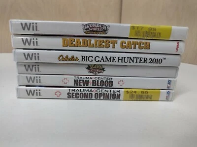 Wii Game Bundle for Hunting and Saving Animals - 6 games - Image 1 of 3