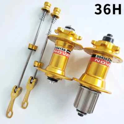 Bujes de casete para bicicleta de montaña HG Freehub freno de disco delantero 2 trasero 4 rodamientos 32/36H Foto 1 de 4