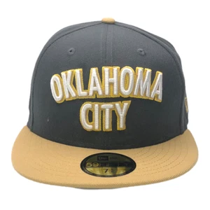Oklahoma City Thunder NBA New Era 59Fifty Fitted Hat/Cap Size 7 5/8 - Picture 1 of 6