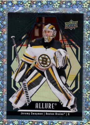 2022-23 Upper Deck Allure - Black Rainbow #93 Jeremy Swayman Boston Bruins - Image 1 of 2