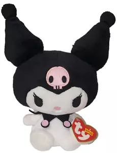 NM/NMT* Ty Beanie Baby KUROMI from Hello Kitty (7 Inch) NMWNMT Stuffed Toy - Picture 1 of 9
