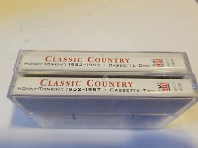 Time Life Music: Classic Country "Honky Tonkin" Cassette Tape 1 and 2 1952-1957 - Image 1 of 4