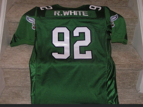 NWT Men’s Mitchell & Ness Reggie White Kelly Green Jersey Medium M  Eagles Cover