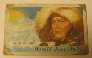 1930's H. J. HEINZ Aviator Series Trade Cards HAROLD JUNE #24 FILLER! - Imagen 1 de 2