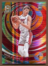 Nikola Jovic 2022-23 Panini Spectra Rookies Asia Blue and Orange RC 45/49 #174